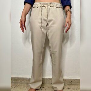 Cream Long Pants